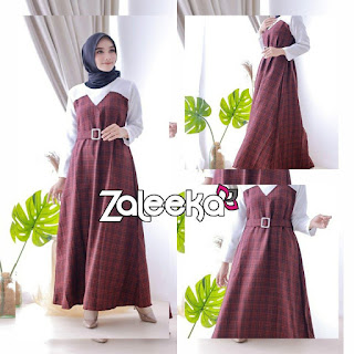 Adelia Dress - Gamis Terbaru Surabaya