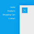 Material design navigation