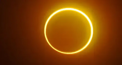 Fotografia de um Eclipse Solar Anular