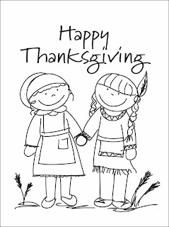 Happy Thanksgiving Day for Coloring