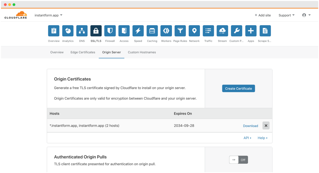 How to Use Cloudflare SSL certificates with AWS API Gateway