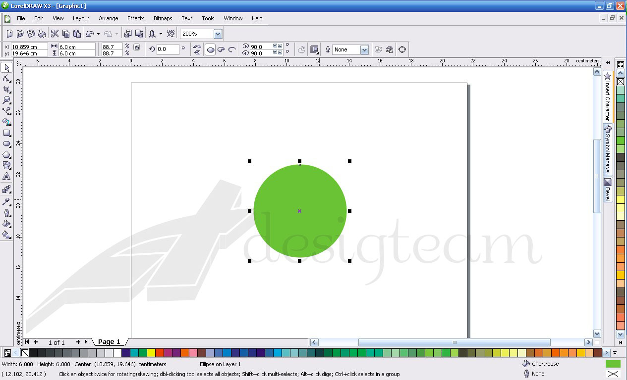 Kumpulan tutorial Desain grafis Membuat logo coreldraw  X3 