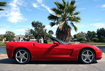 2006 Corvette Convertible Red