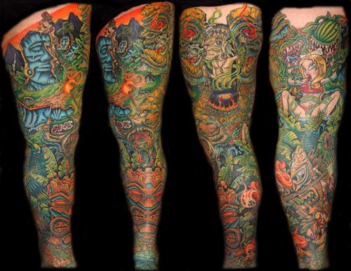 sleeved tattoos 