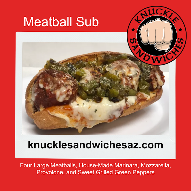 Meatball Sub at Knuckle Sandwiches in Mesa, AZ