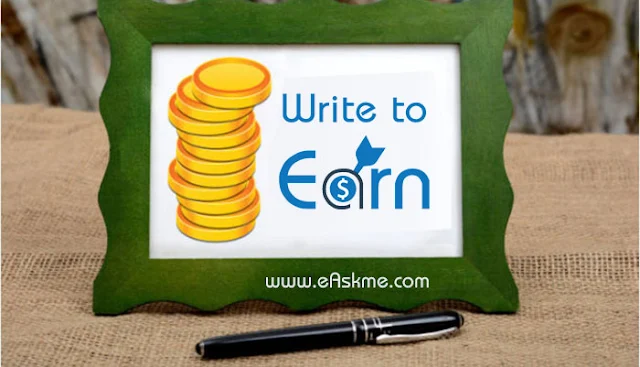 Earn Money with eAskme (Write to Earn Program): eAskme