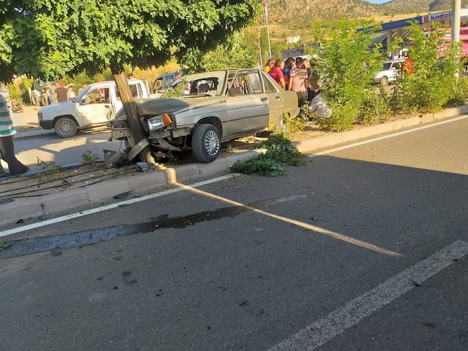 Bozkır Merkez'de Trafik Kazası