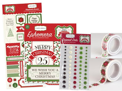  carta bella christmas embellishment kit