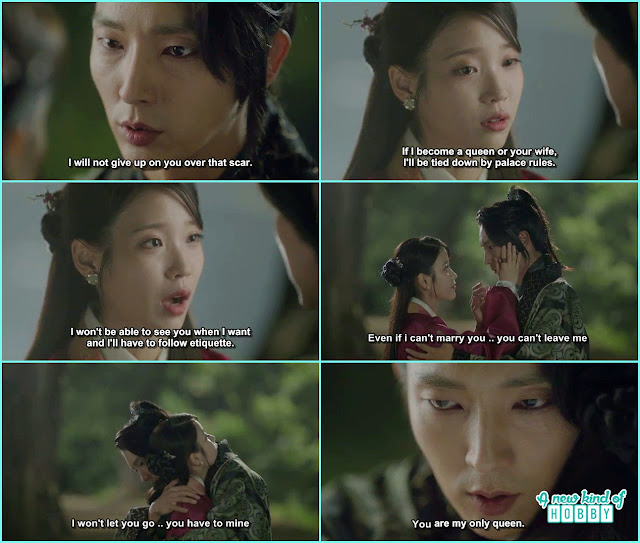 wang so told hae so if she can't marry me she can't leave his side she is the only queen of his heart  - Scarlet Heart Ryeo - Episode 18 (Eng Sub) 