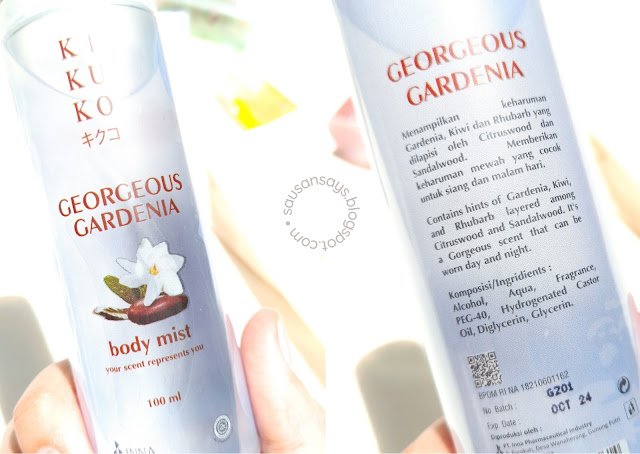 Kikuko Body Mist Georgeous Gardenia