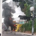 Vídeos:  incêndio de grandes proporções atinge borracharia na zona Norte de Manaus