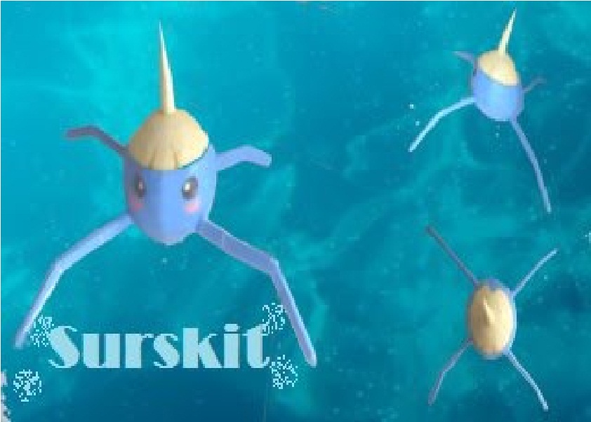 Pokemon Surskit Papercraft