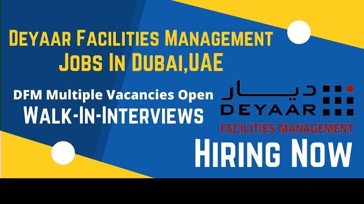 Deyaar Careers in Dubai – Deyaar Facilities Management LLC