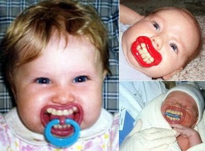 funny baby pacifier