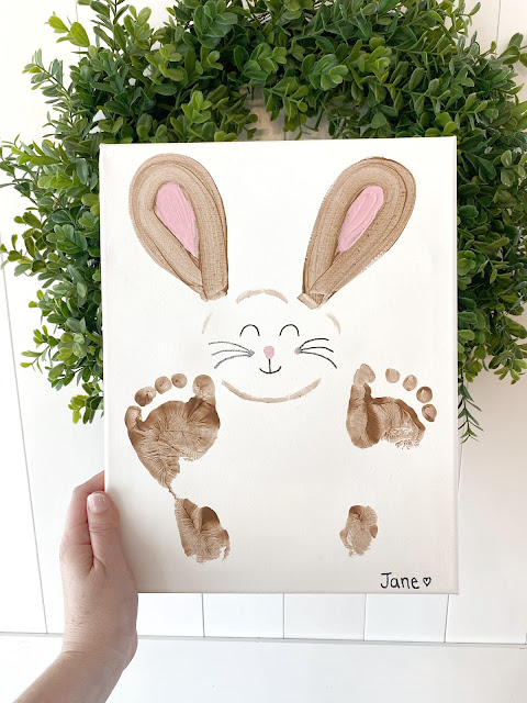 Bunny Foot Artwork for Babies, Toddlers and Preschoolers