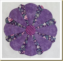 Rainbow Scrappy April Purple block