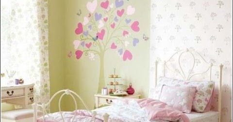  desain  kamar anak perempuan warna  pink  minimalis desain  