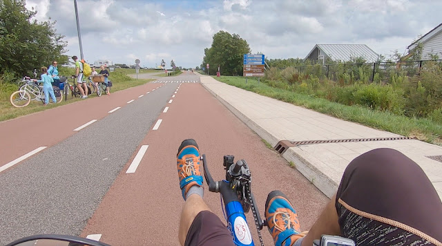 Voyage à vélo, piste cyclable