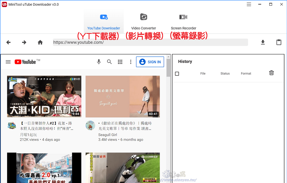 MiniTool uTube Downloader 批量下載YouTube