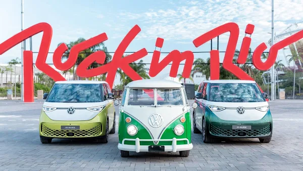 VW ID Buzz: Kombi está no stand da marca no Rock in Rio