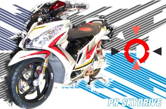 Suzuki Skydrive 125 Modifikasi Fashion Class title=