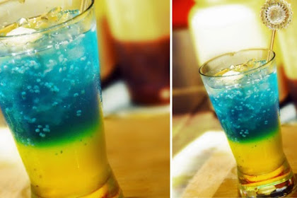 Resep Minuman Segar Blue Sky Punch