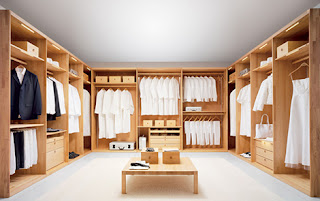 closet maravilhoso e organizado