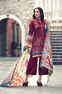 Faraz manan lawn emb.suits 2017