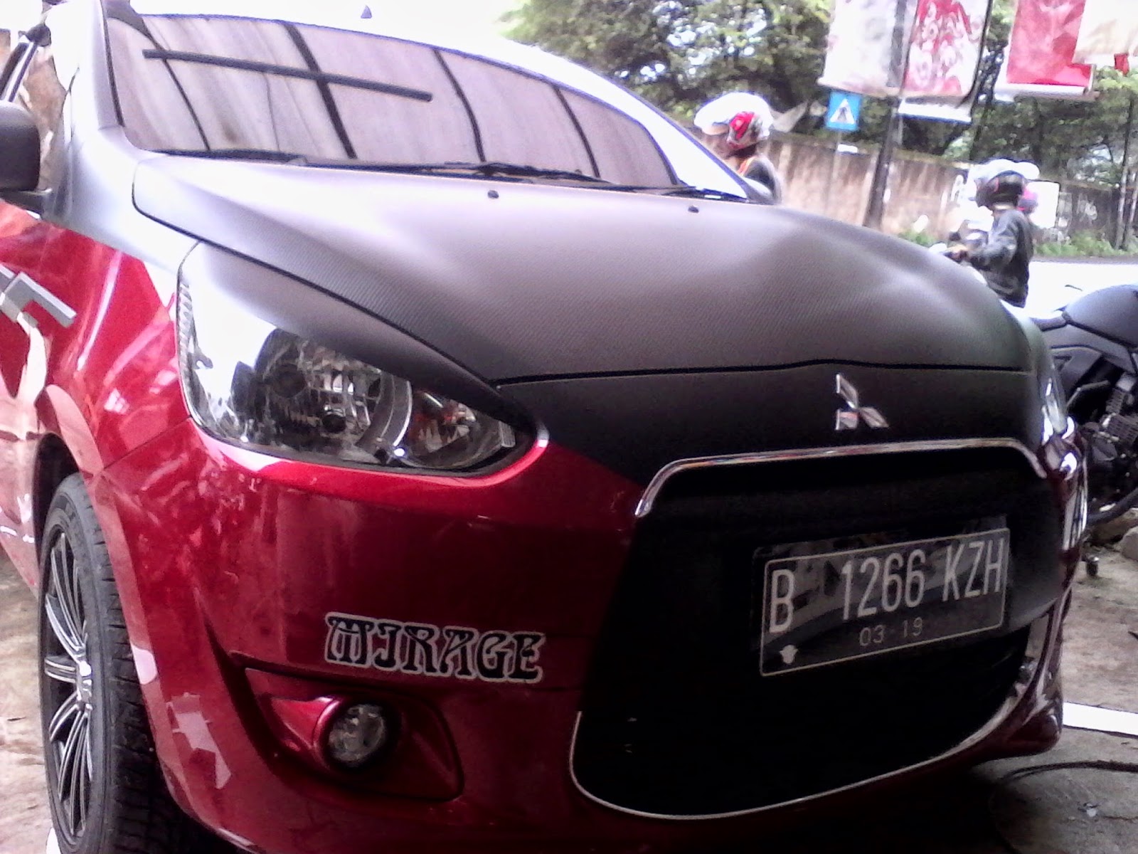 Kumpulan Gambar Modifikasi Stiker Mobil Mirage Dunia Otomotif