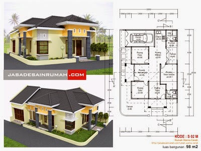  Desain  Rumah  Minimalis 1 Lantai Di  Hook  Gambar Foto 