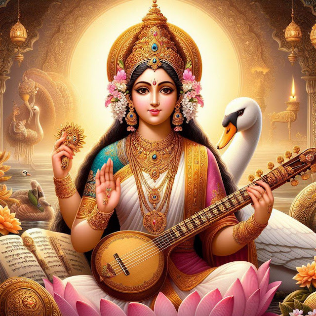 Goddess Sarasvati