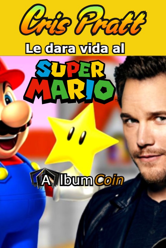 Cris Pratt es el Actor que con su voz le dara vida al Super Mario Bross