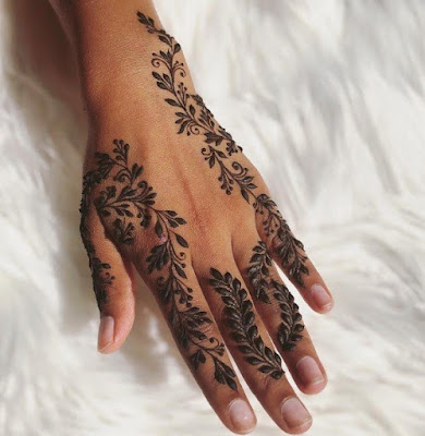 henna pengantin yang simple