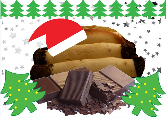 Pâtisserie de Noël, rouleaux au chocolat, recette Autriche