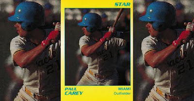 Paul Carey 1990 Miami Miracle card
