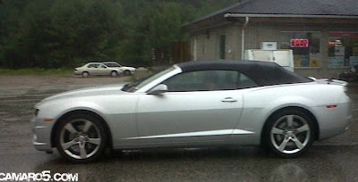 Chevy Camaro Convertible spotted in 2011 in Canada