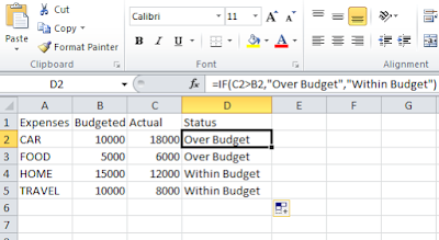 Logical Function in Excel