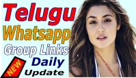 Telugu New Whatsapp Group invite links - Telugu Girls New Active Whatsapp Group links