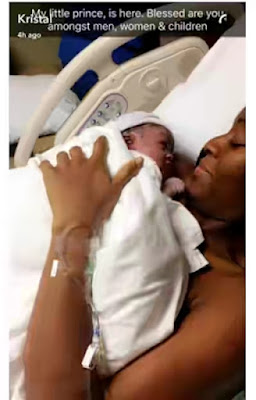 See Comedian Bovi's Handsome Bouncing Baby Boy Delivered in the US (PHOTOS)