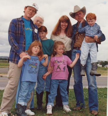 Bryce Dallas Howard family photo at her childhood age