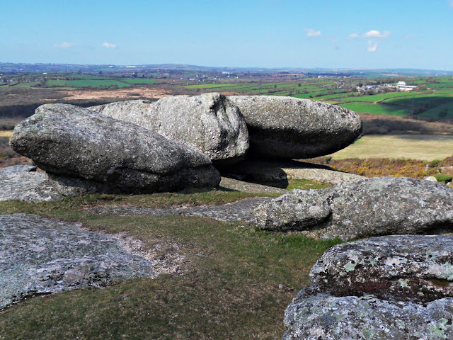 Helman Tor granite rocks and boulders