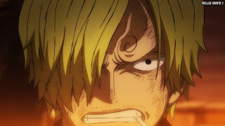 ワンピースアニメ 1045話 サンジ | ONE PIECE Episode 1045