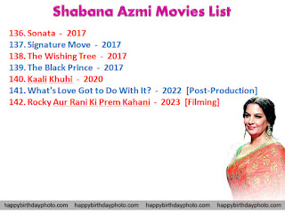 shabana azmi movies list 136 to 142