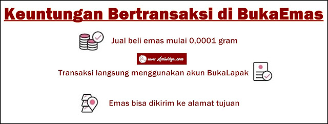 keuntungan bukaemas bukalapak