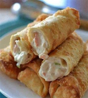 CRAB RANGOON EGG ROLLS