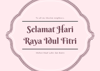 sambut lebaran idul fitri dengan suka cita