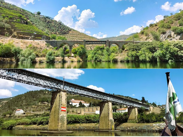 ponti ferrovia fiume Douro Pinhão