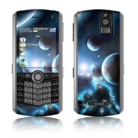 Magellan Design Protective Skin Decal Faceplate for Blackberry Pearl Cell Phones