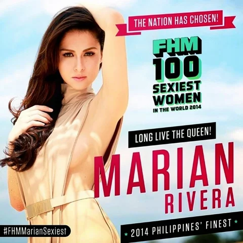 Marian Rivera is FHM Philippines Sexiest Woman of 2014