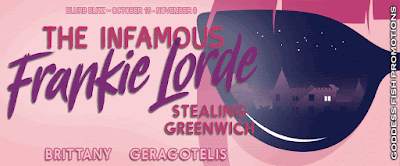 Goddess Fish tour banner for The Infamous Frankie Lorde: Stealing Greenwich